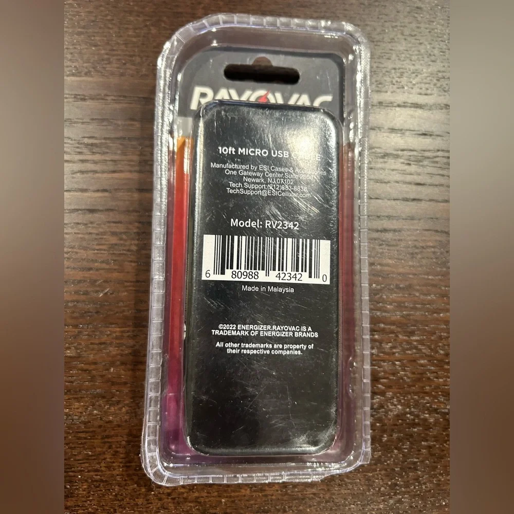 Rayovac Fusion 10ft Micro USB Braided Charging Cable – Fast Charge & Sync
